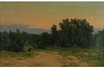 Fjodorov Aleksey (1924-1997), Landscape, carton, oil, 39 x 41 cm...